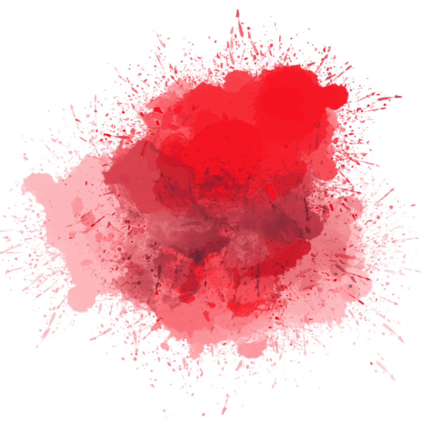 Red Paint Splatter